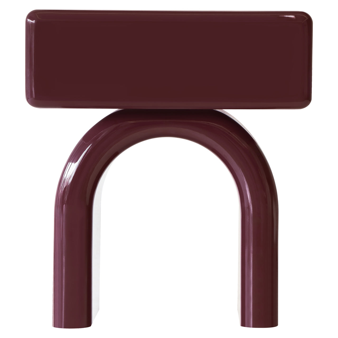 Bennet Burgundy 1-Drawer End Table