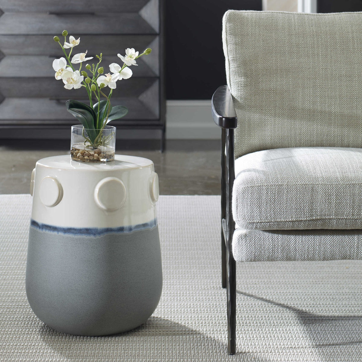 Uttermost Mulvane Garden Stool