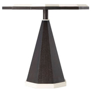 Theodore Alexander Atticus Side Table in Ebonized Oak   Nicholas John Interiors