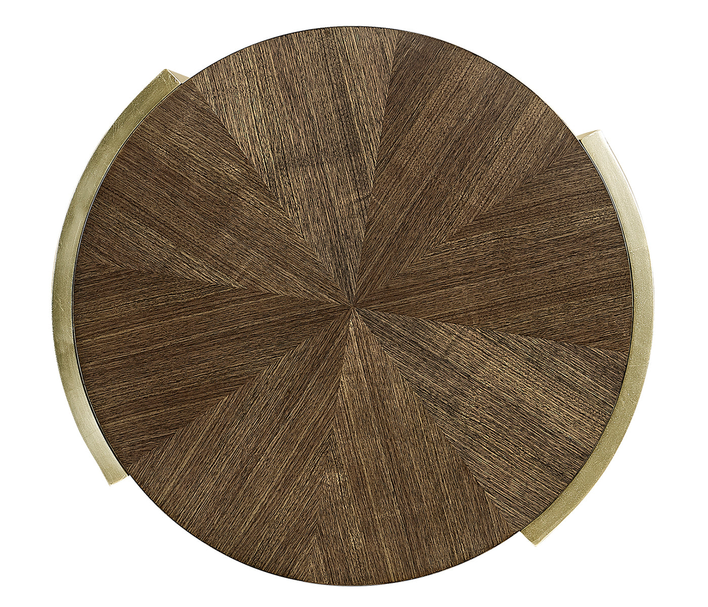 Jonathan Charles Round End Table in Dark Grey Walnut