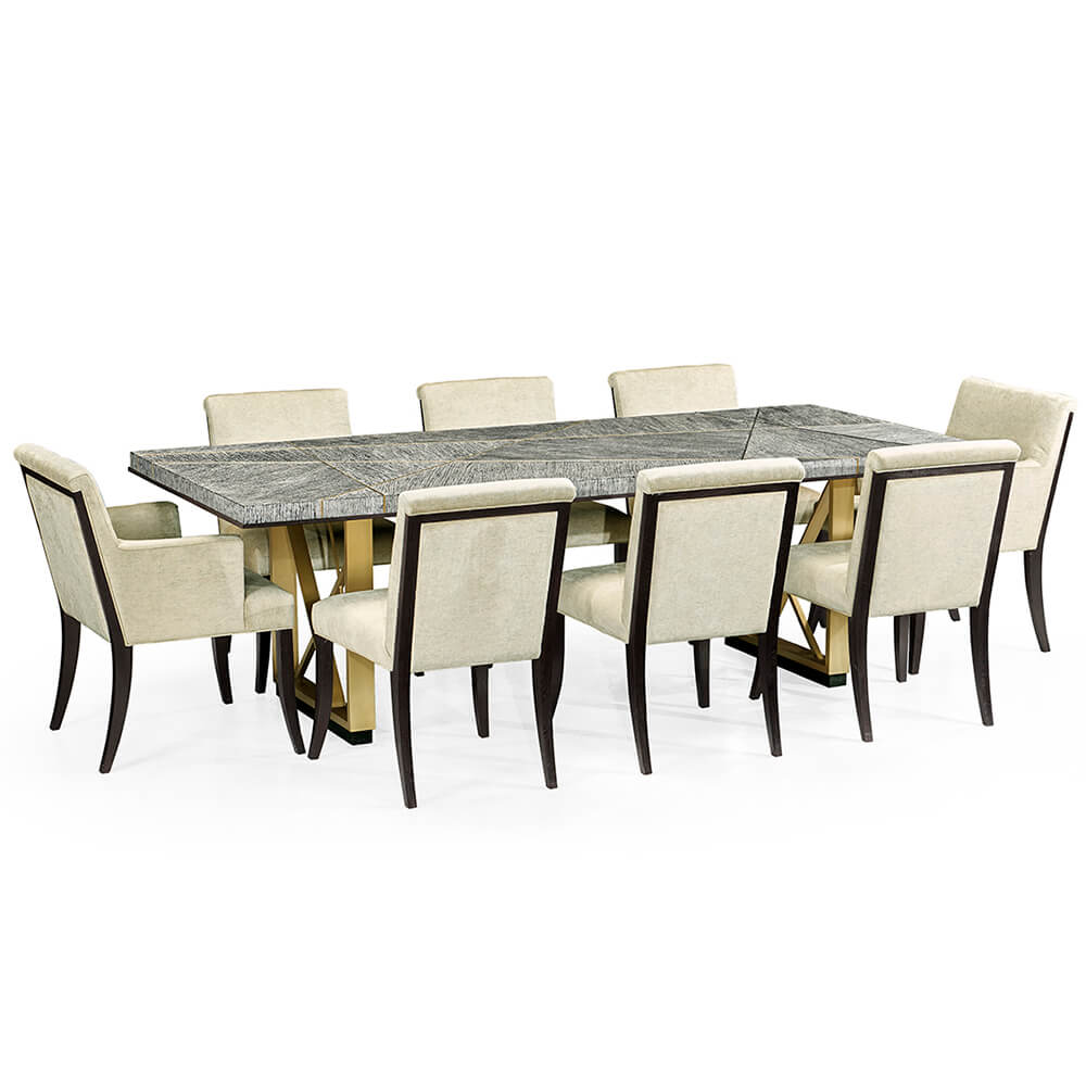 Jonathan Charles Geometric 108" Dining Table