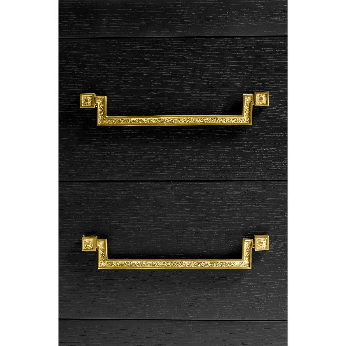 Jonathan Charles Ebonised Oak Bedside Cabinet
