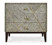 Jonathan Charles Geometric Transitional Bedside Chest