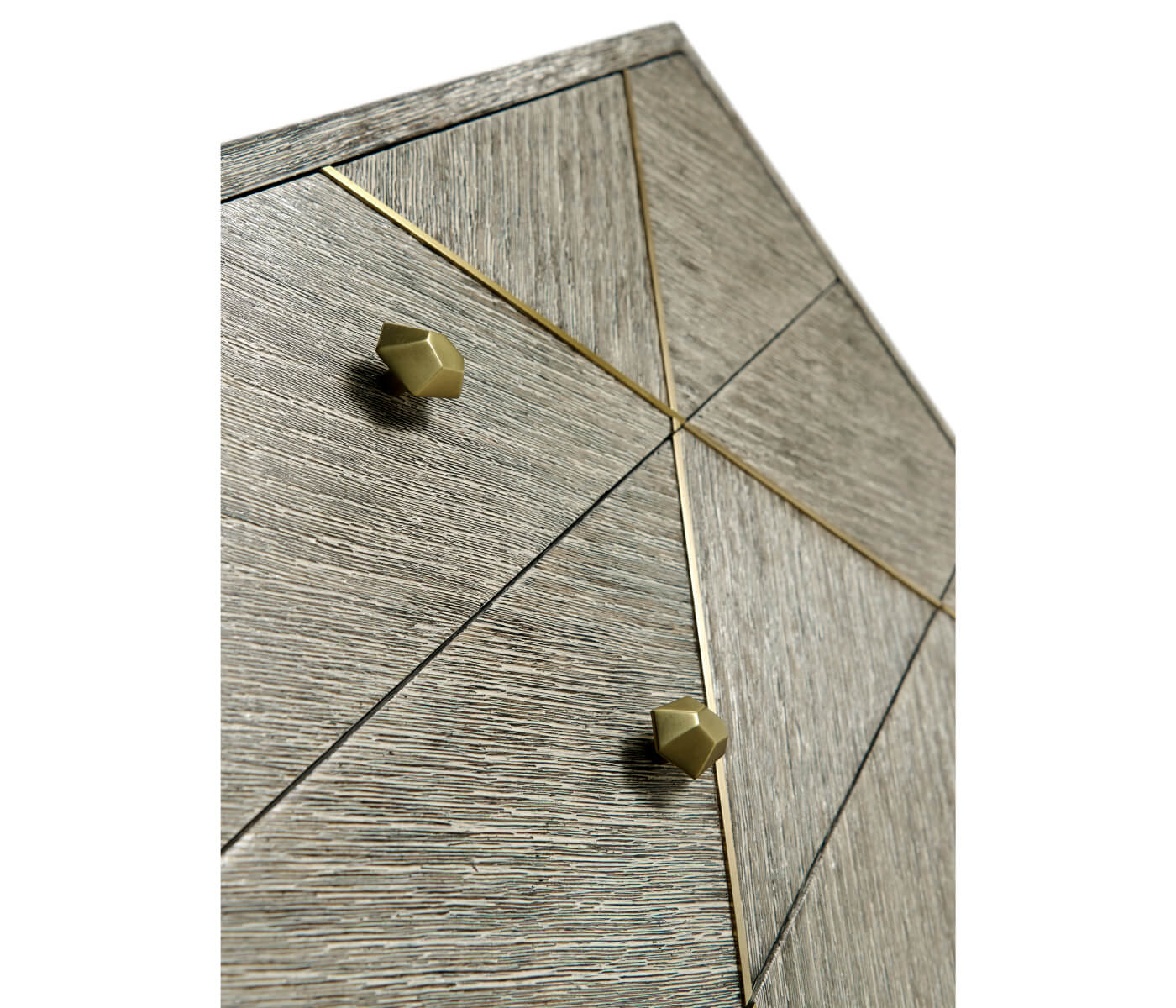 Jonathan Charles Geometric Transitional Bedside Chest