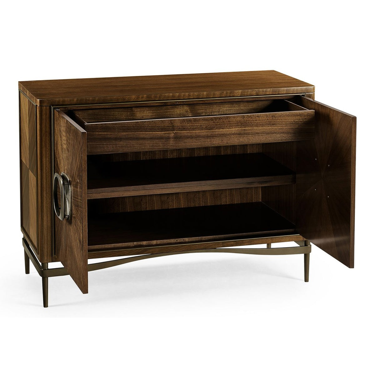 Jonathan Charles Toulouse Storage Cabinet in Walnut