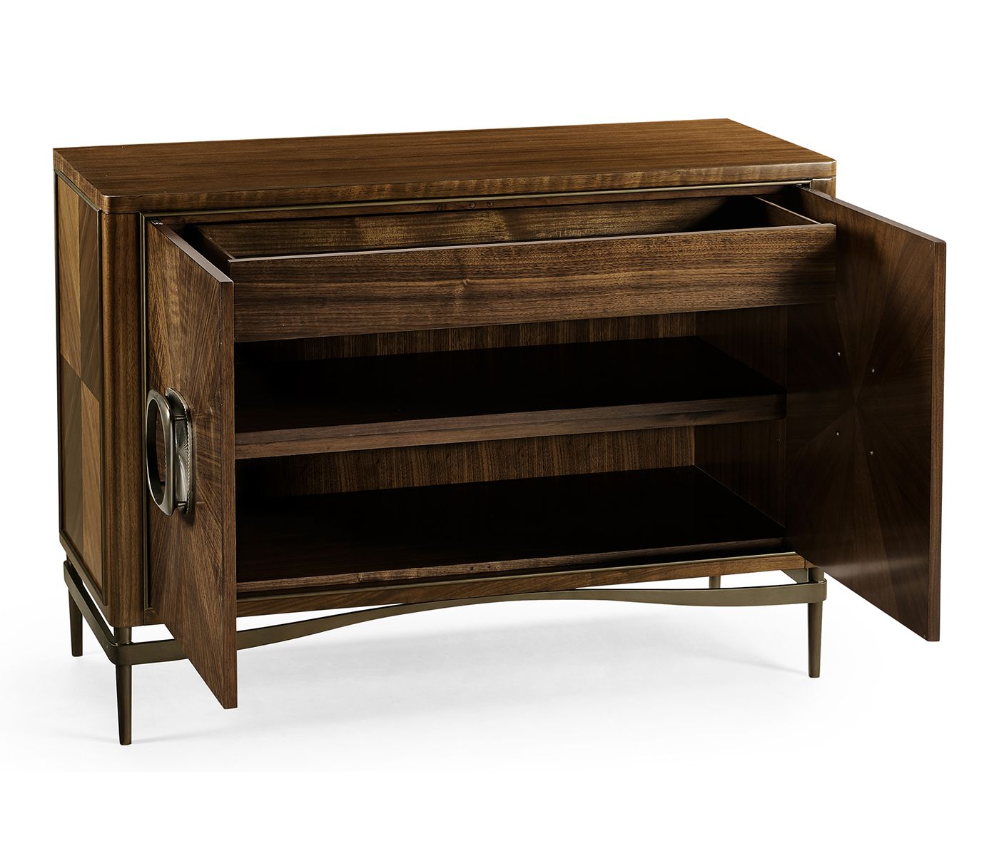 Jonathan Charles Toulouse Storage Cabinet in Walnut