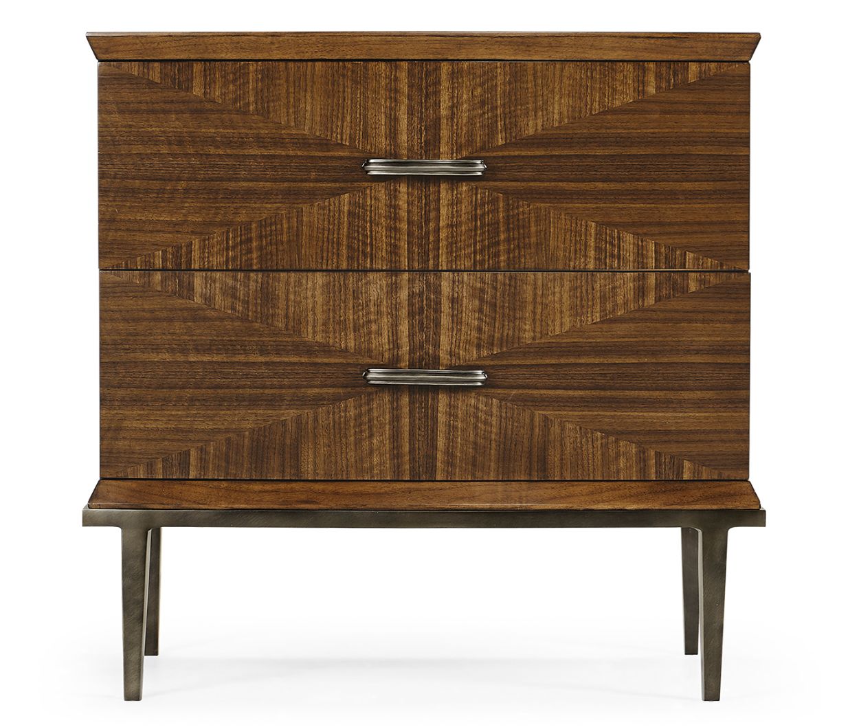 Jonathan Charles Toulouse Walnut Bedside Chest