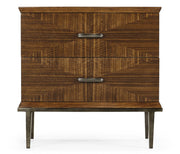 Jonathan Charles Toulouse Walnut Bedside Chest