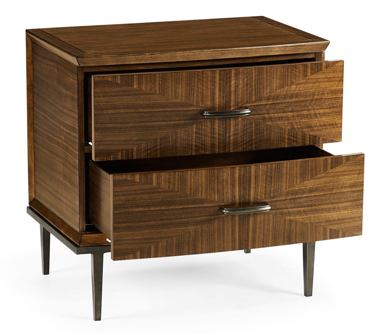 Jonathan Charles Toulouse Walnut Bedside Chest