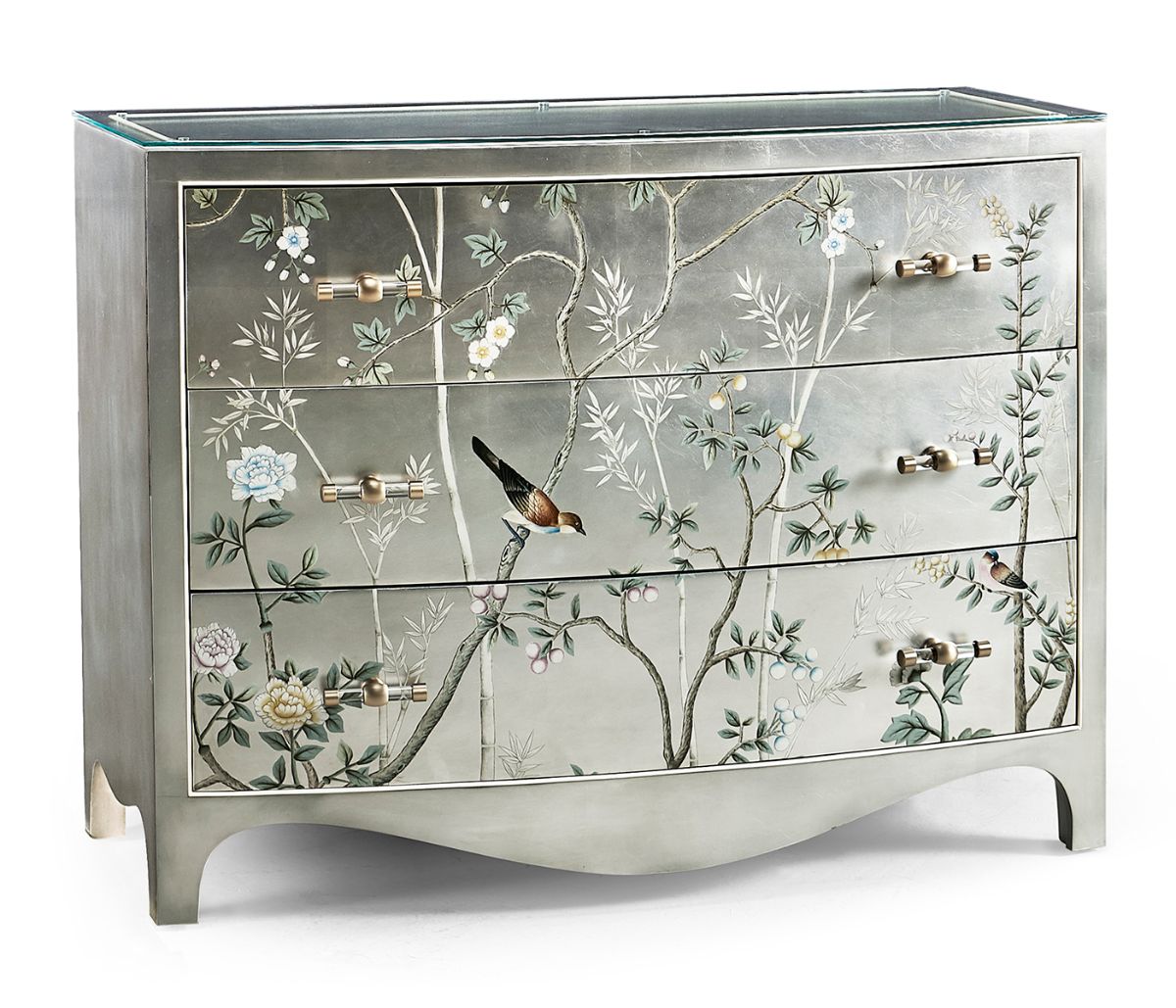 Jonathan Charles Shimmering Moon Bow Front Chest