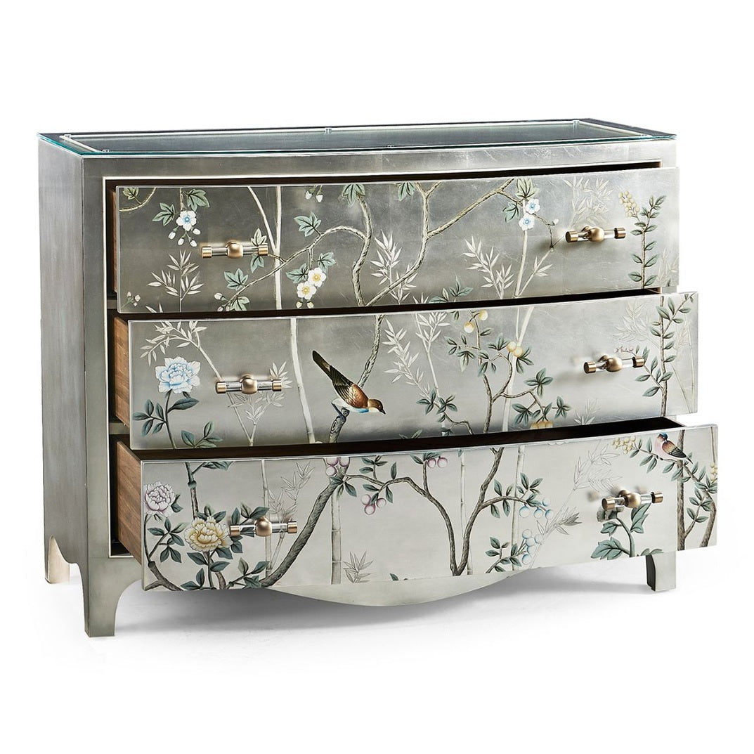 Jonathan Charles Shimmering Moon Bow Front Chest