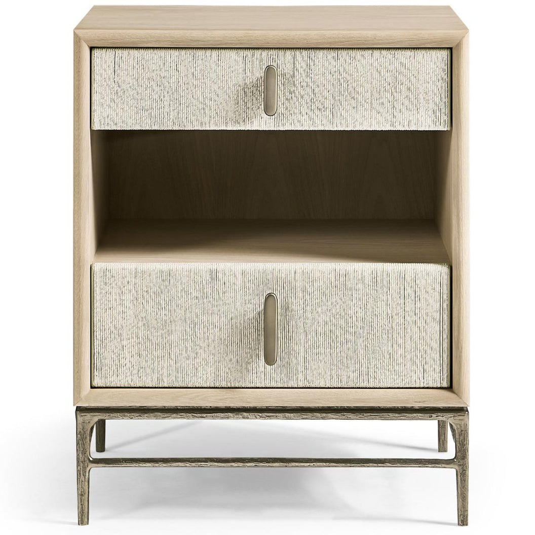 Jonathan Charles Clapotis Danish Cord Narrow Nightstand