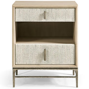 Jonathan Charles Clapotis Danish Cord Narrow Nightstand