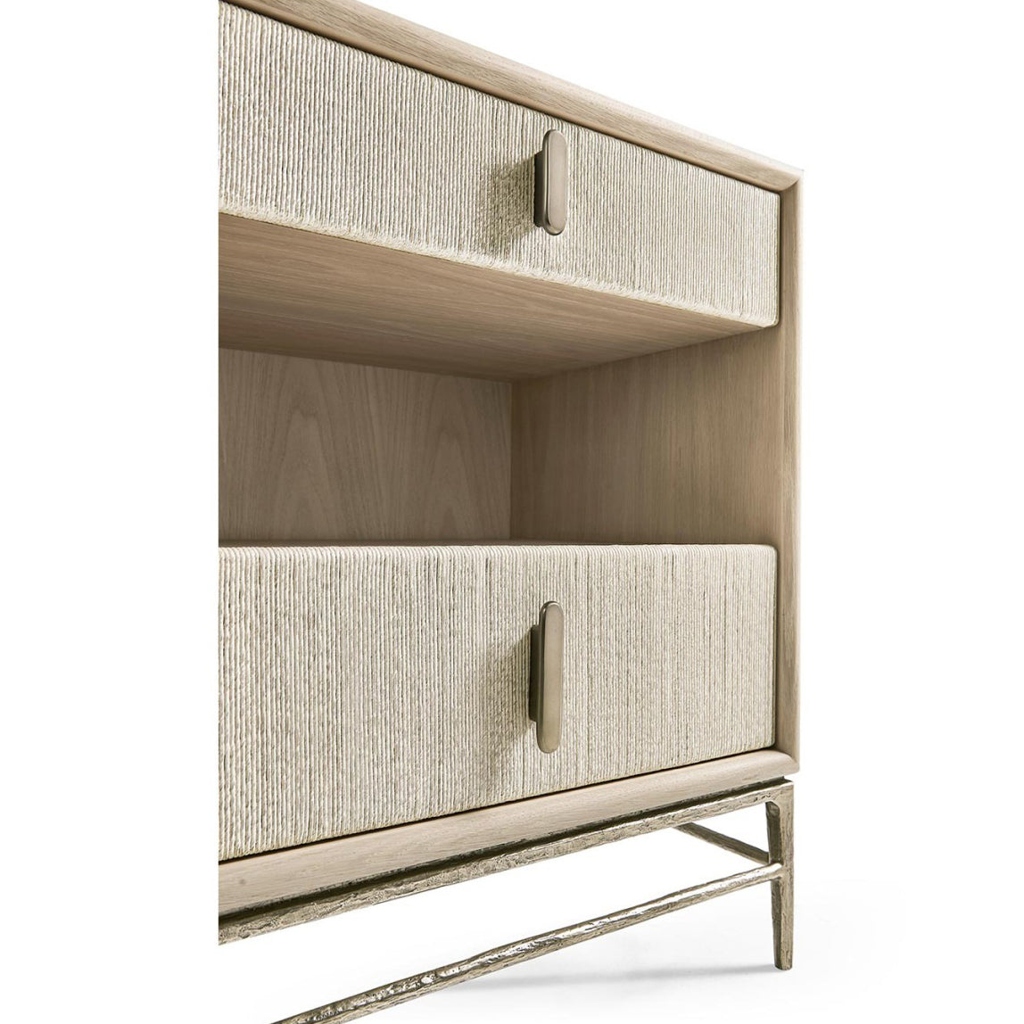 Jonathan Charles Clapotis Danish Cord Narrow Nightstand