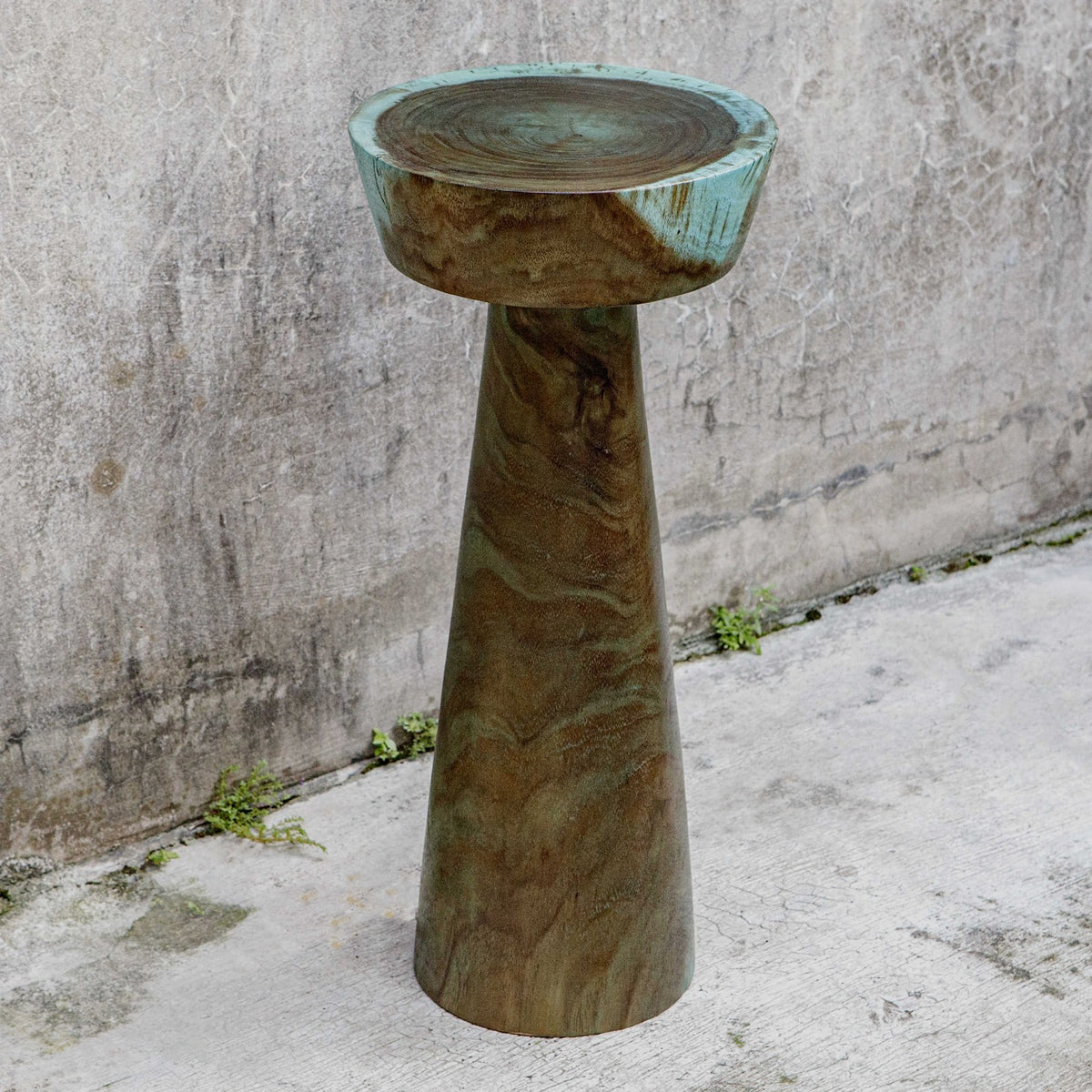 Uttermost Mano Drink Table in Blue-Green