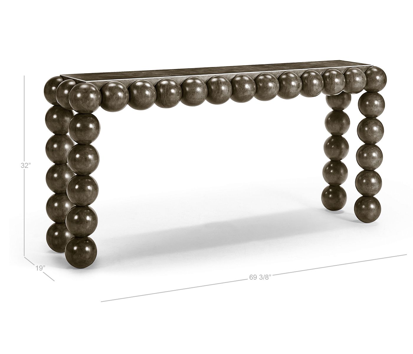 Jonathan Charles Orb Console Table