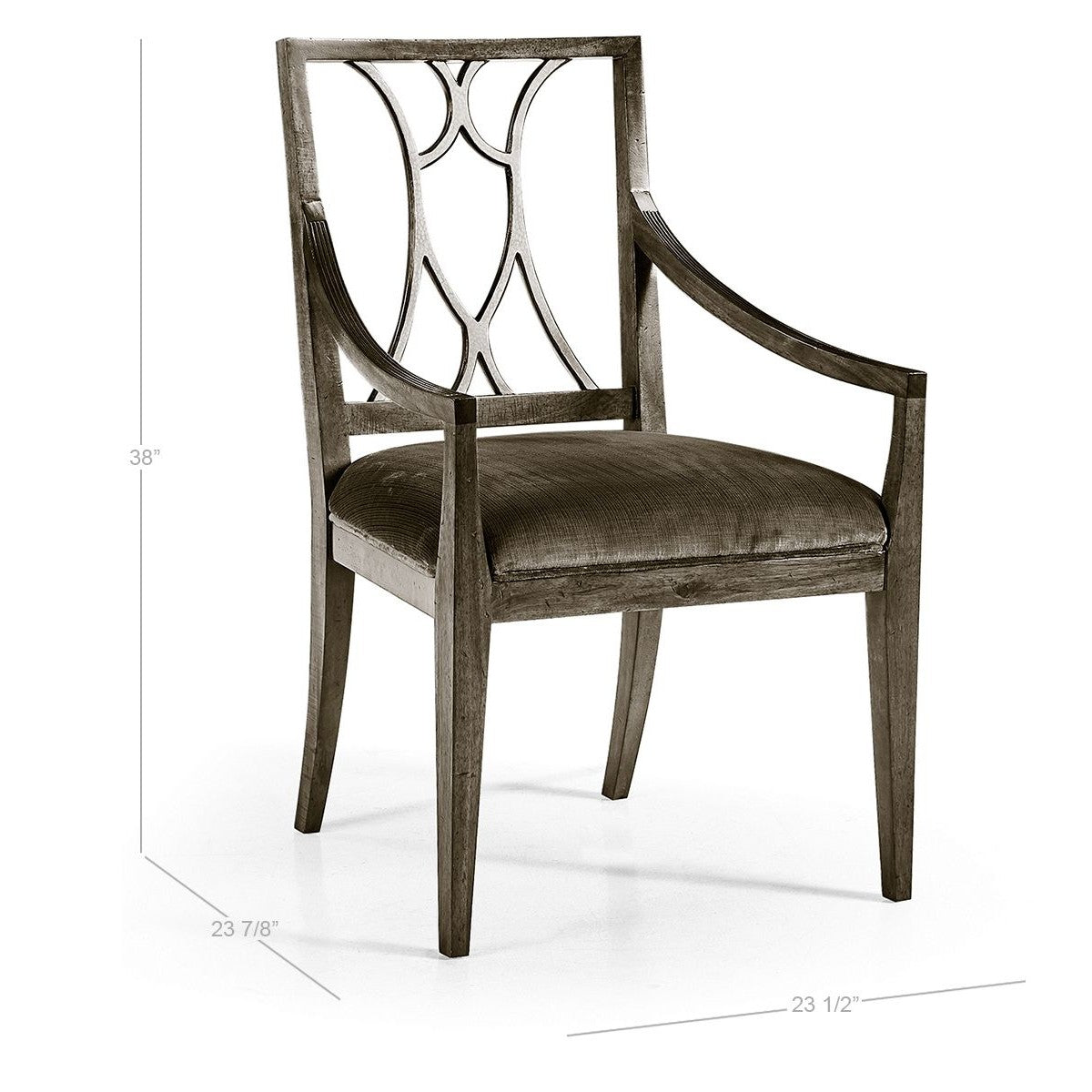 Jonathan Charles Osborne Shield Back Arm Chair