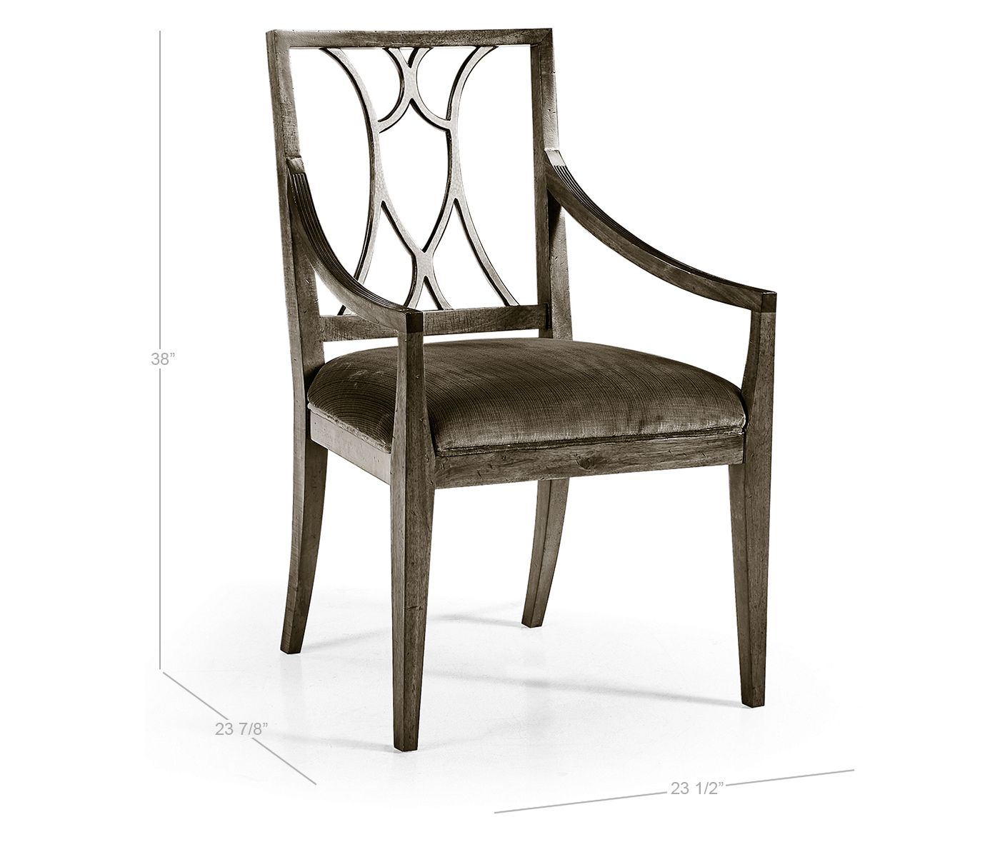 Jonathan Charles Osborne Shield Back Arm Chair