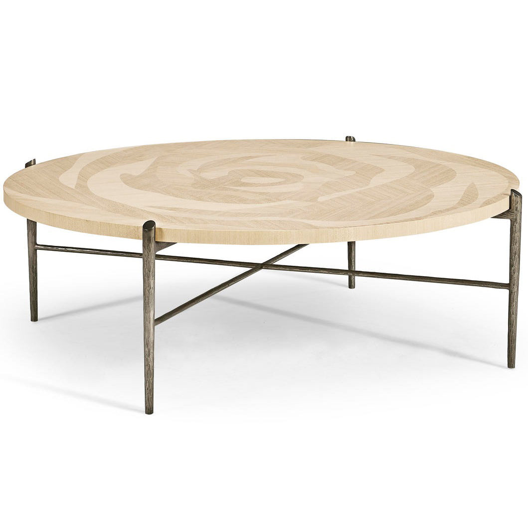 Jonathan Charles Tidepool Round Coffee Table