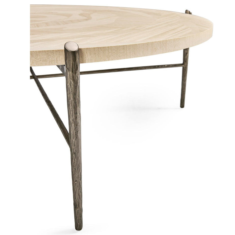 Jonathan Charles Tidepool Round Coffee Table