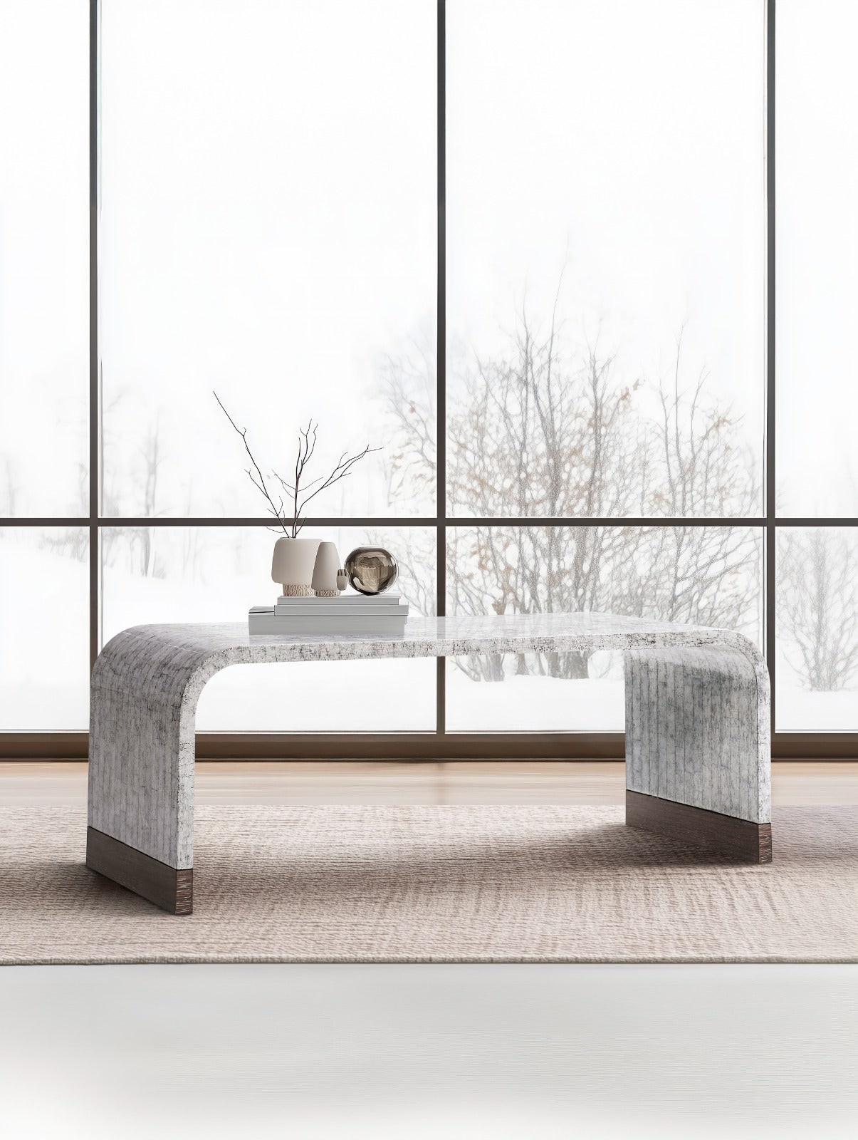 Jonathan Charles Gaia Rectangular Coffee Table