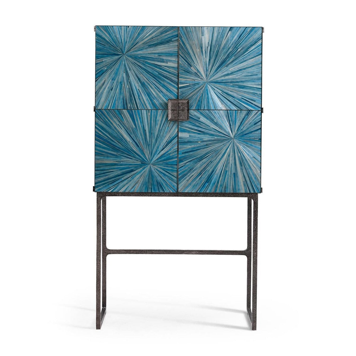 Jonathan Charles Sapphire Bar Cabinet
