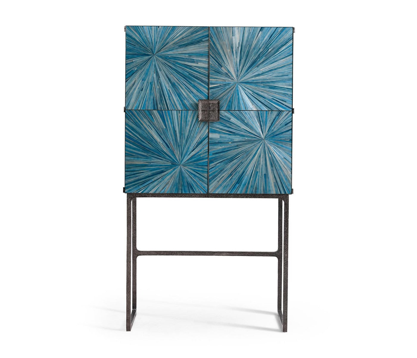 Jonathan Charles Sapphire Bar Cabinet