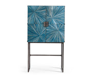 Jonathan Charles Sapphire Bar Cabinet