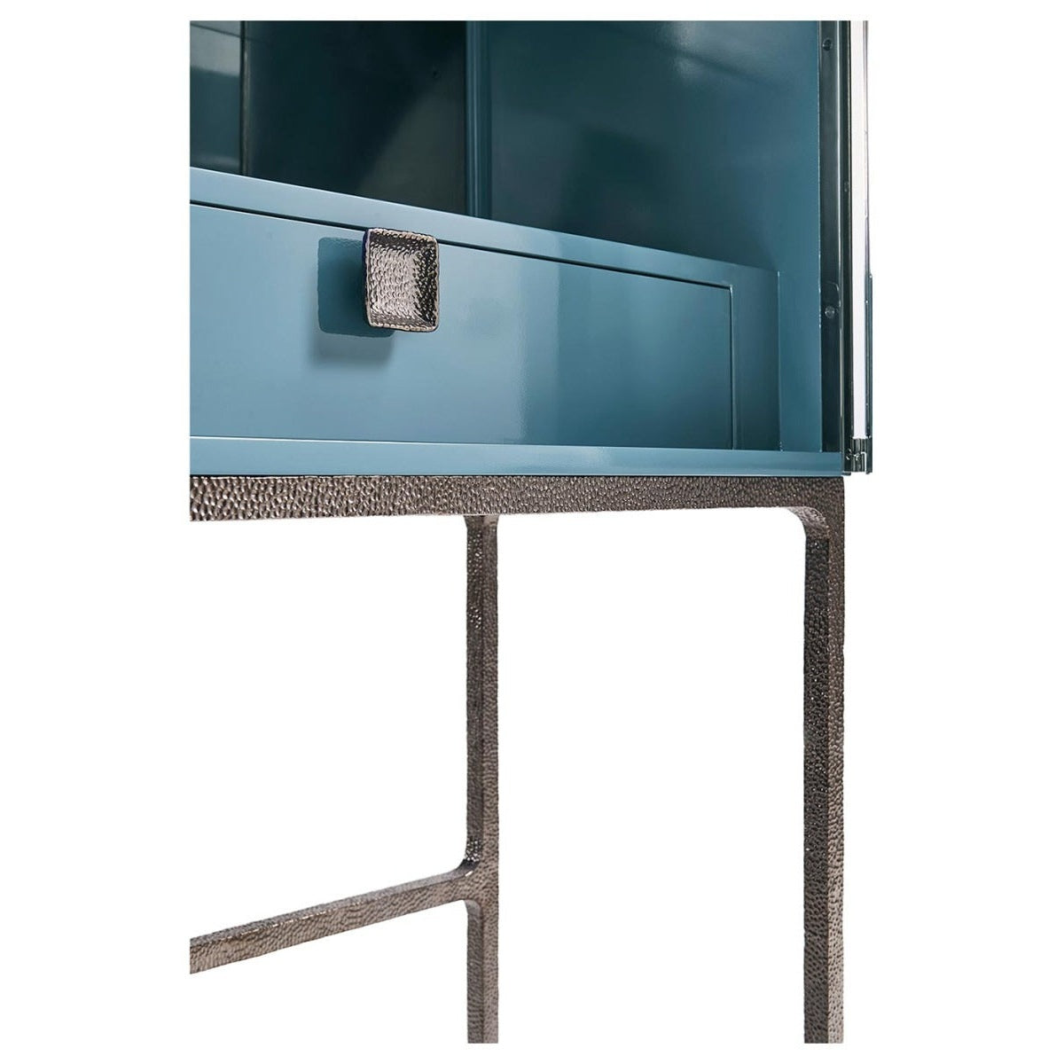 Jonathan Charles Sapphire Bar Cabinet