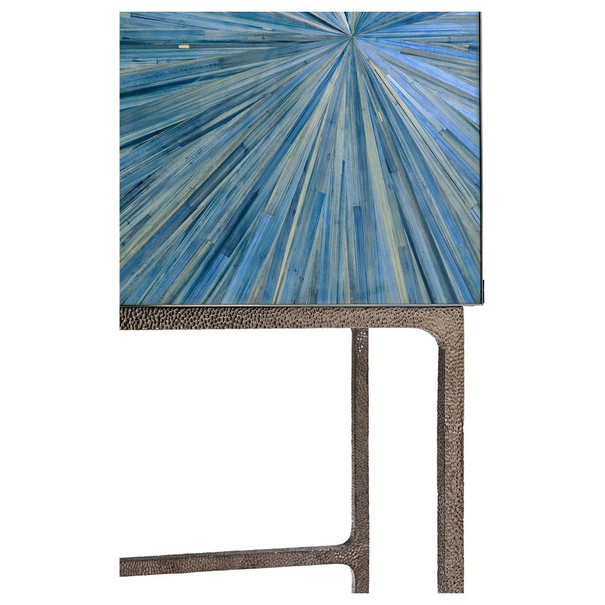 Jonathan Charles Sapphire Bar Cabinet