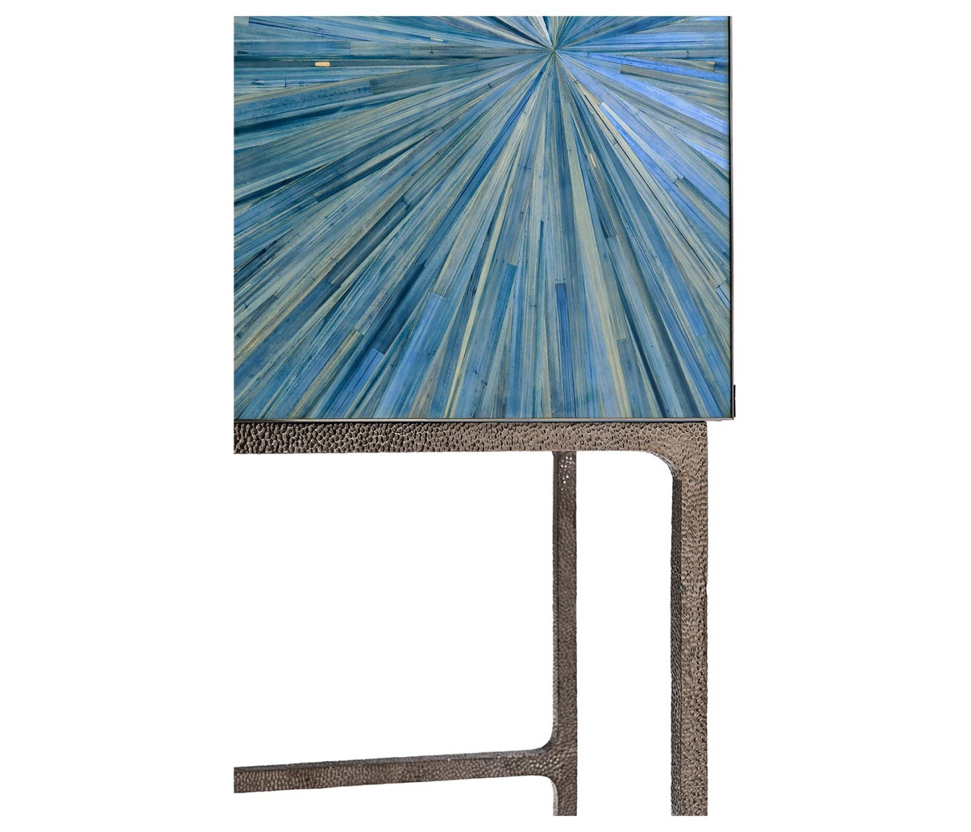 Jonathan Charles Sapphire Bar Cabinet