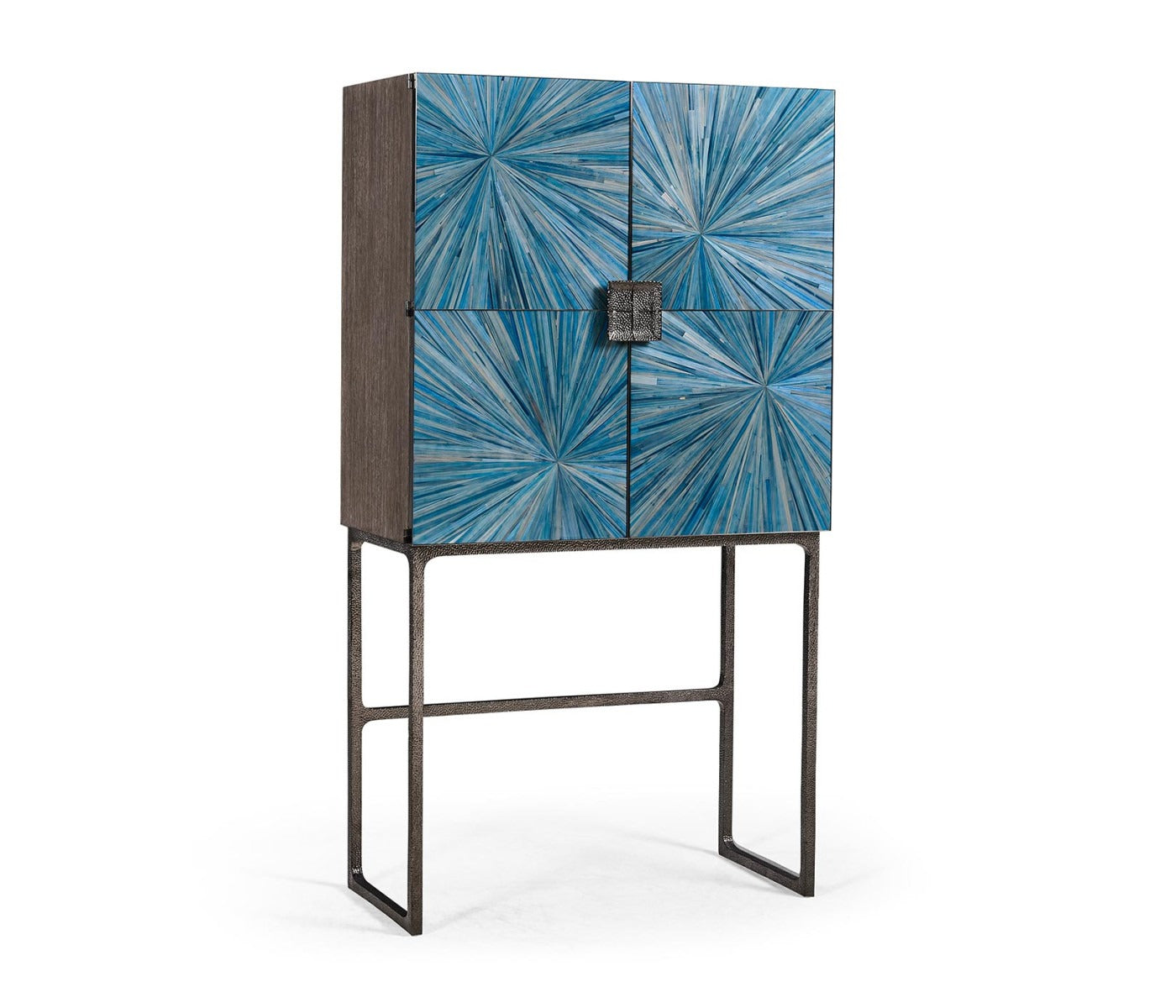 Jonathan Charles Sapphire Bar Cabinet