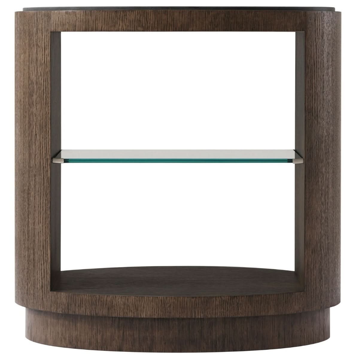 Theodore Alexander Nevio Side Table in Charteris Finish   Nicholas John Interiors