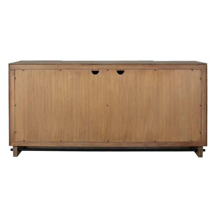 Uttermost Kellem Natural Wood 4 Door Cabinet
