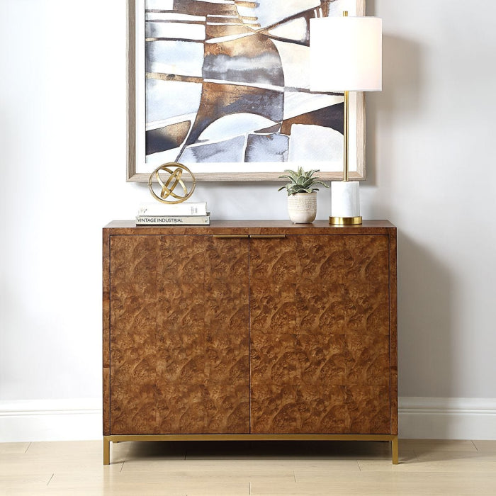Uttermost Jethro Burl 2 Door Cabinet