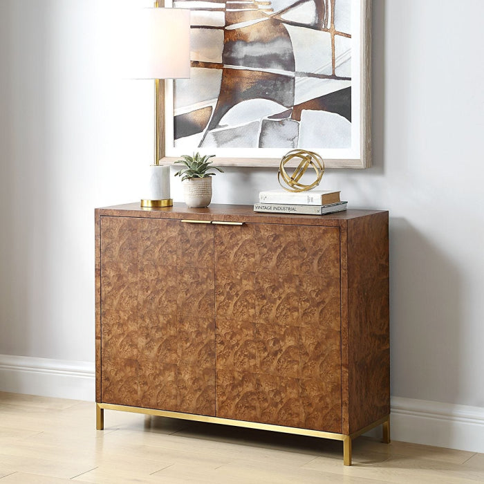 Uttermost Jethro Burl 2 Door Cabinet