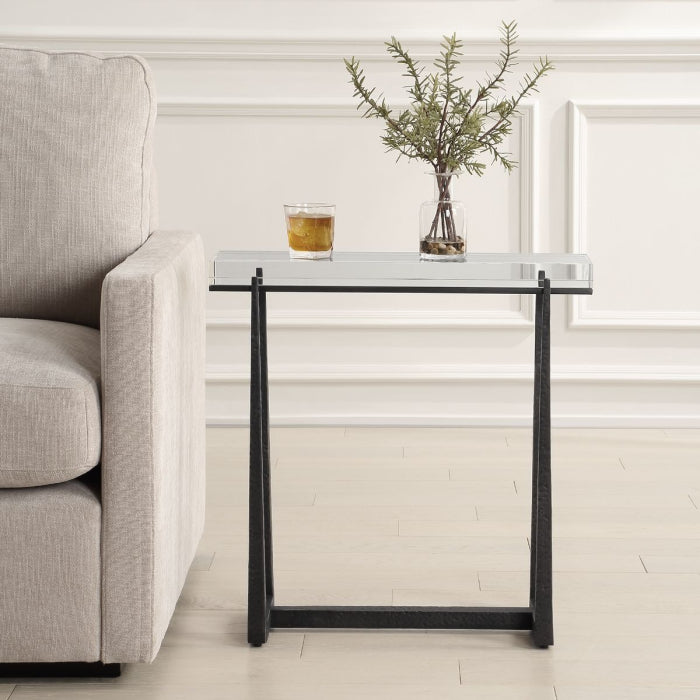 Uttermost Midas Accent Table in Bronze