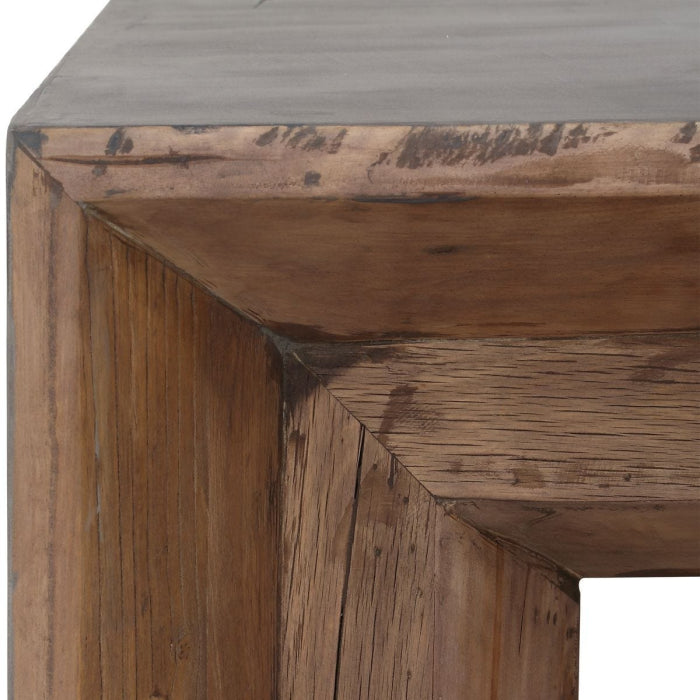 Uttermost Vail Coffee Table in Grey Elm