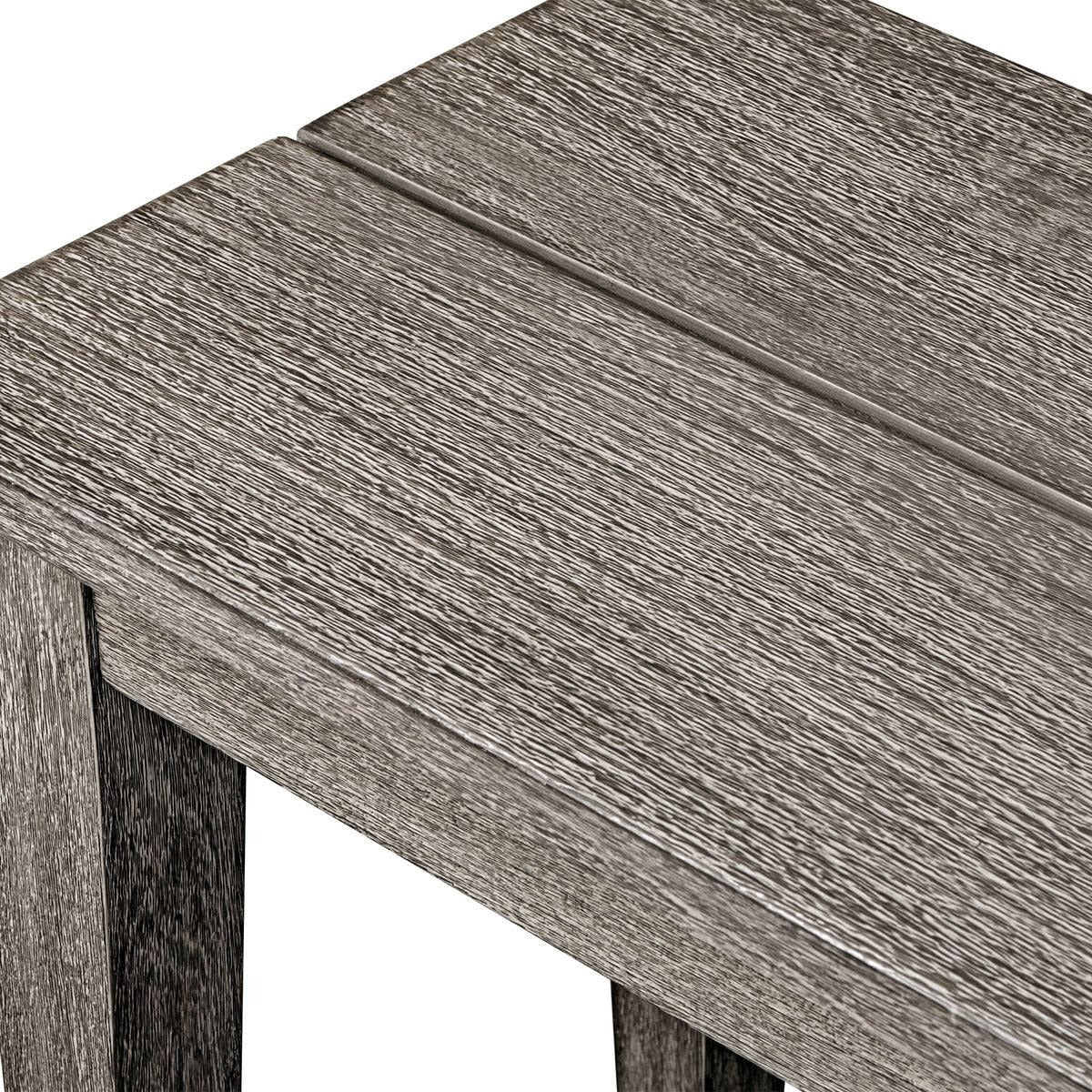 Uttermost Forsyth Dark Gray Outdoor Bench