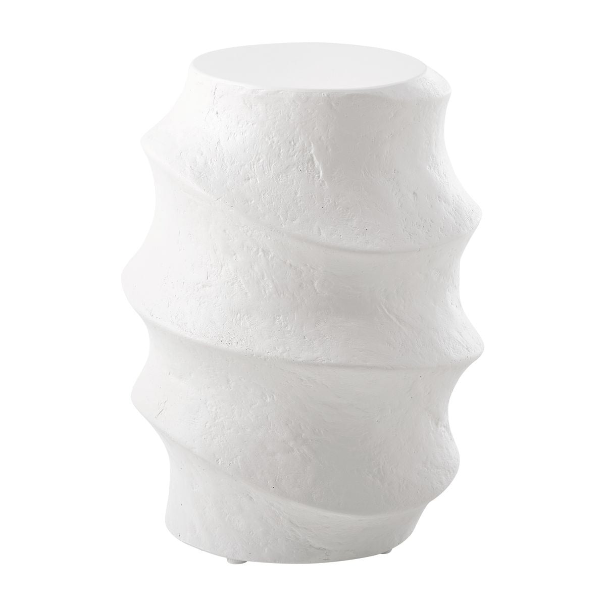 Uttermost Winded Outdoor White Accent Table
