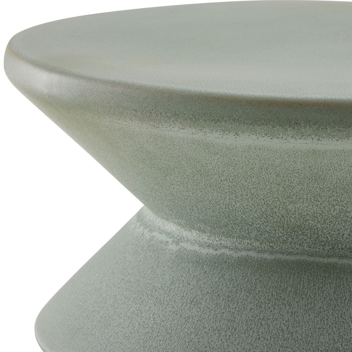 Uttermost Imogene Garden Stool in Seafoam Glaze