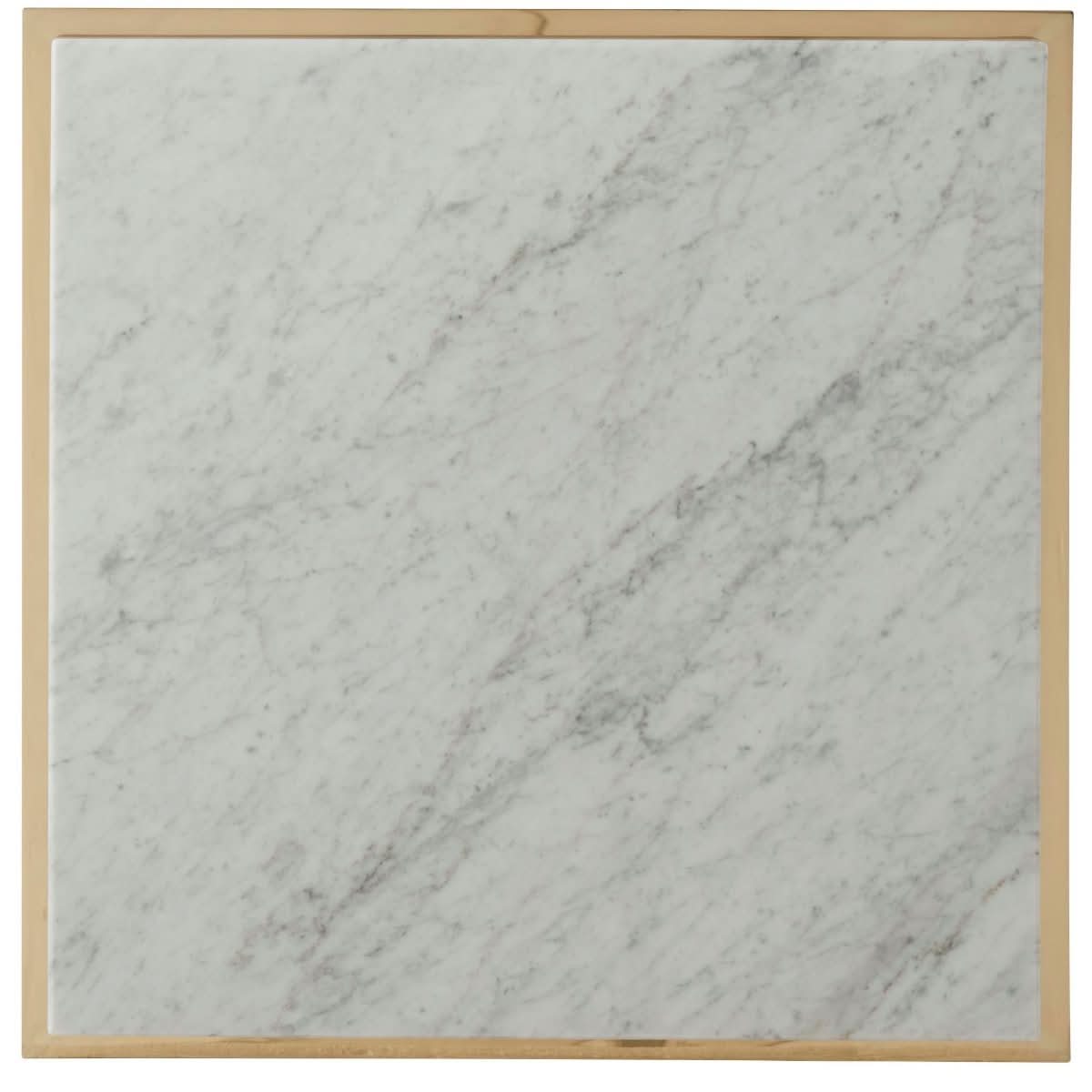 Theodore Alexander Annalynn Side Table in Marble   Nicholas John Interiors