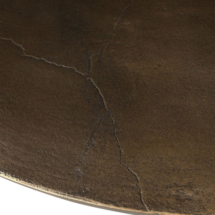 Uttermost Madrone Indoor-Outdoor Dining Table in Golden Dark Bronze - 152cm