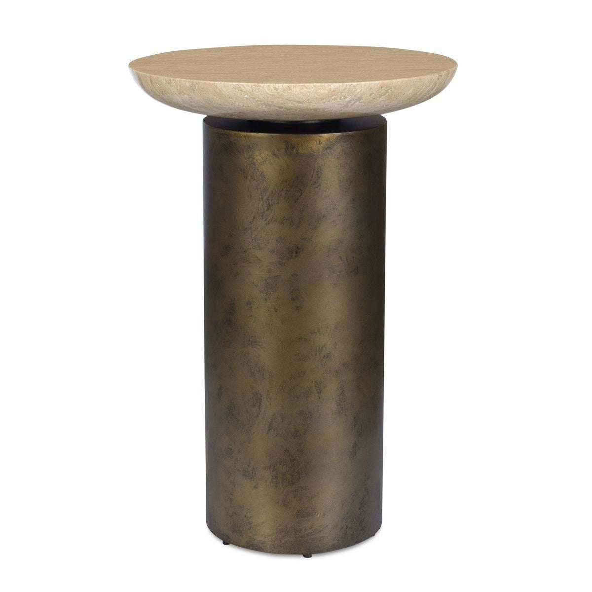 Oslo Brass Outdoor Accent Table