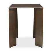 Reade Indoor-Outdoor Accent Table in Brass