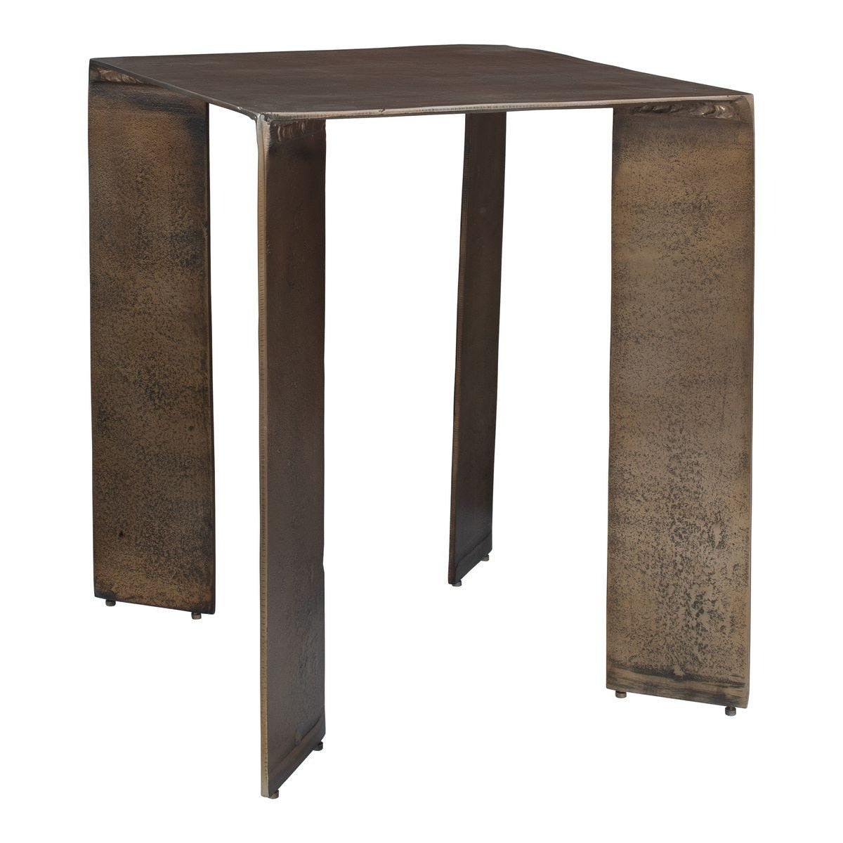 Uttermost Reade Indoor-Outdoor Accent Table in Brass
