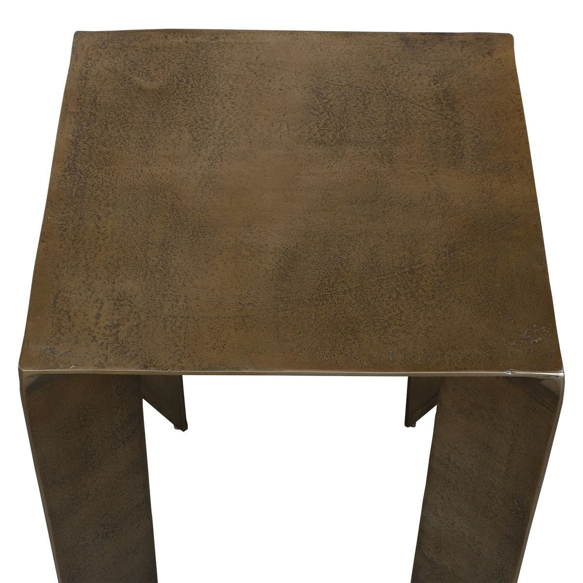 Uttermost Reade Indoor-Outdoor Accent Table in Brass