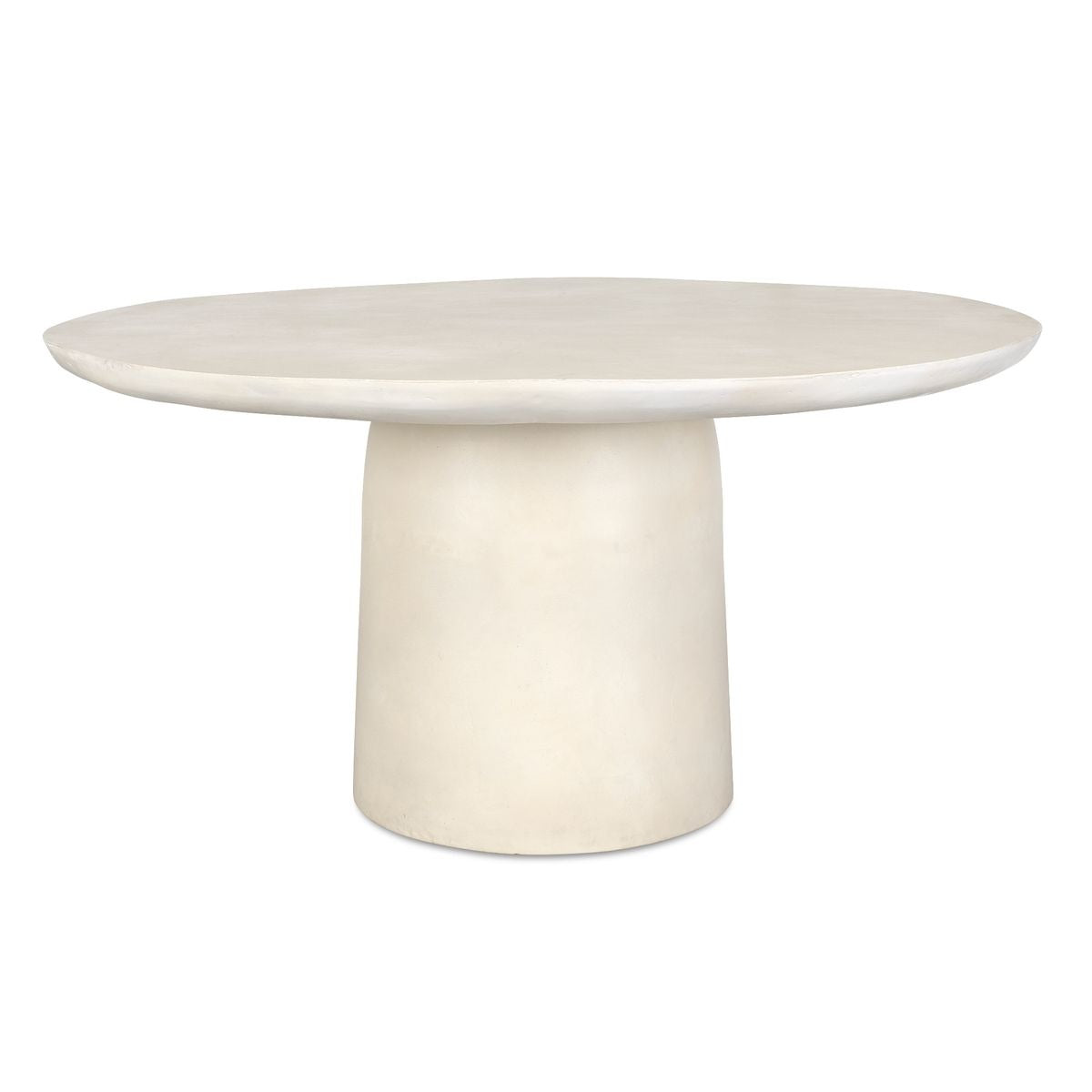 Madrone Indoor-Outdoor Dining Table in Warm White - 152cm
