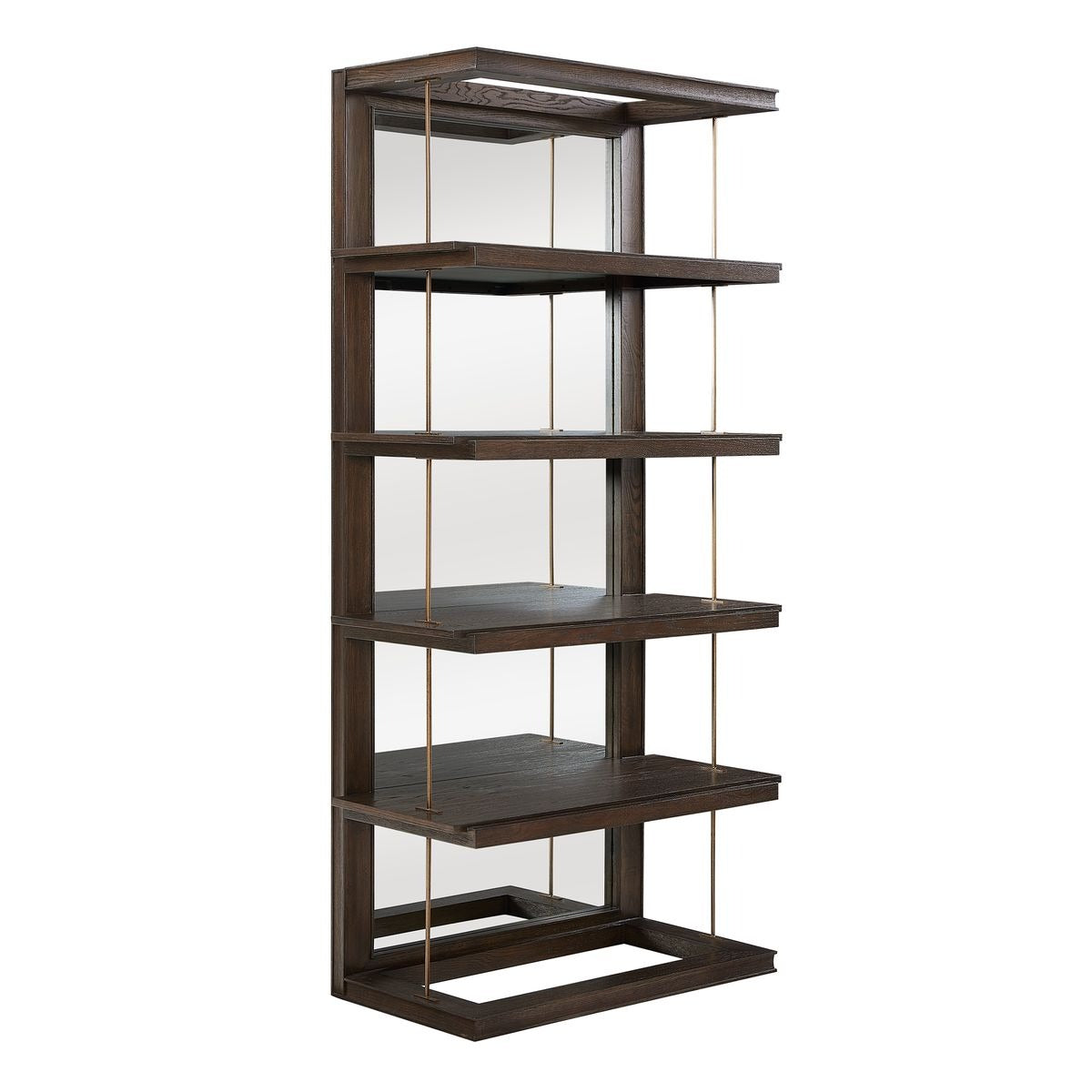 Kai Dark Walnut Etagere