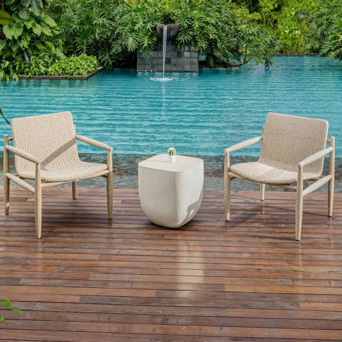 Uttermost Alma Concrete Indoor/Outdoor Side Table